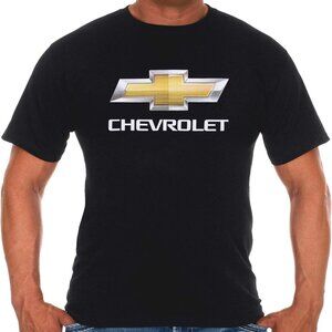 JH DESIGN GROUP Men's Chevy Bow Tie Black Crew Neck T-Shirt